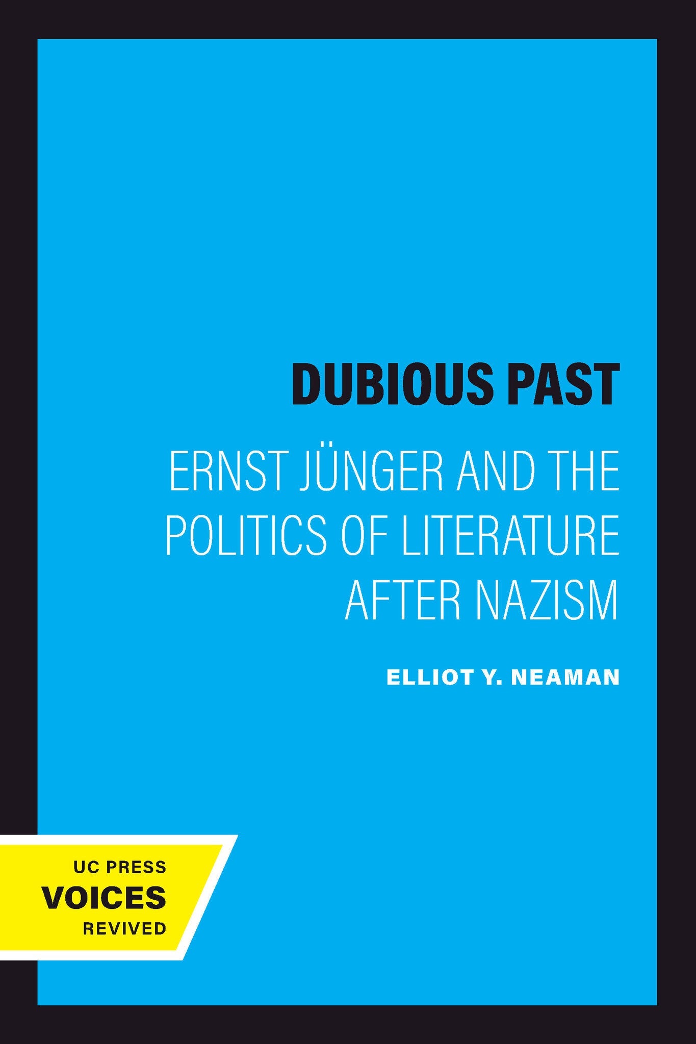 Cover image for A Dubious Past ISBN 9780520216280